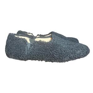 J. Crew Sherpa Flats with Elastic in Black - Size 8.5